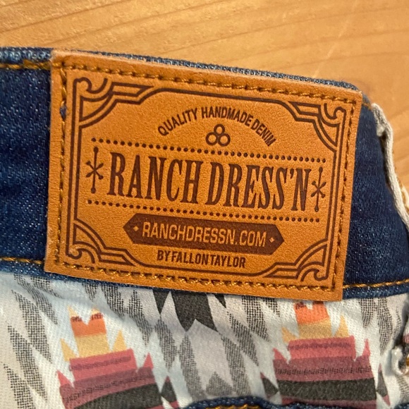 Ranch Dress’n Aztec Pockets Boot Cut Jeans - Picture 5 of 6